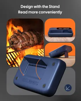 FNT12-2 MEAT Wireless Thermometer Smoker Wifi Bluetooth Grill #3
