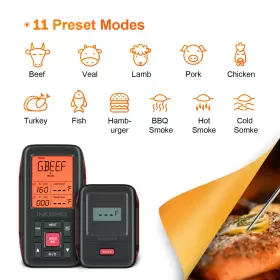 IB-0155-XX MEAT Wireless Thermometer Grilling Dual Probes #2