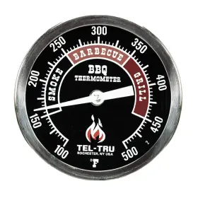 B001L4IISK TEL-TRU Bbq Thermometer Dial Zone Indicators Stem