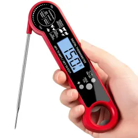 445050943991 TELEAD Digital Meat Thermometer Magnetic Backlit