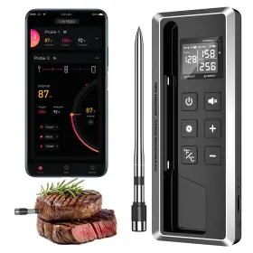 HK-BQ01 TEMMIO Wireless Meat Thermometer Grill Food Digital