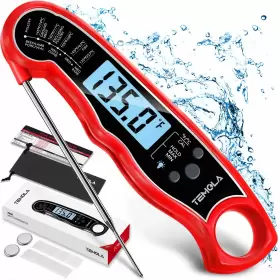 718225020269 TEMOLA Meat Thermometer Food Lcd Backlight