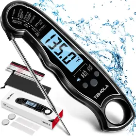 Getien TEMOLA Meat Thermometer Food Lcd Backlight Calibratio