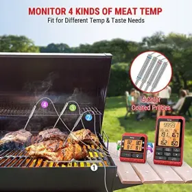 897099882688 TEMPPRO Wireless Meat Thermometer Probes Smoker #3
