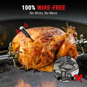 500-FT-RANGED TEMPPRO Wireless Meat Thermometer Bluetooth #3