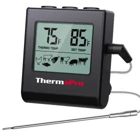 TP16H TEMPPRO Lcd Digital Meat Thermometer Cooking Smoking