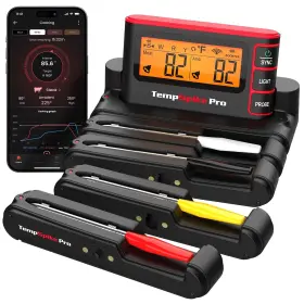 897099885092 TEMPSPIKE Wireless Meat Thermometer Bluetooth Me