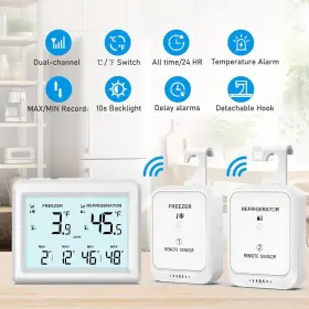 WA150KM-NA01US TEMRACHA Refrigerator Thermometer Wireless #2