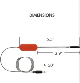 59133 TENERGY Steel Probes Solis Smart Thermometer #2