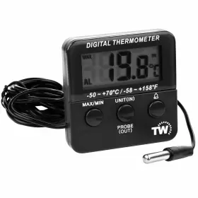 011405000712 THERMOMETER WORLD Digital Fridge Freezer Alarm