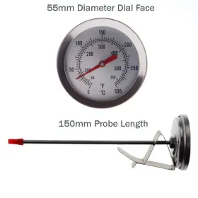 011405000798 THERMOMETER WORLD Oil Fryer Clip Steel Dee #3