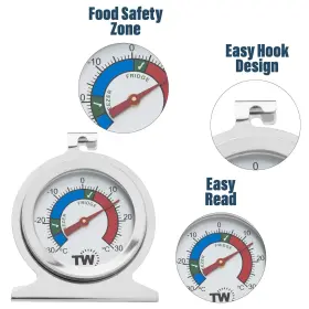 011405000989 THERMOMETER WORLD Twin Pack Fridge Freezer #3