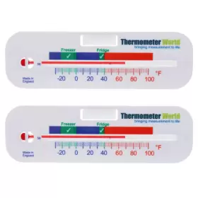 313032938990 THERMOMETER WORLD Twin Pack Refrigerator Fridge