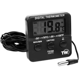 4335514079 THERMOMETER WORLD Digital Fridge Freezer Alarm