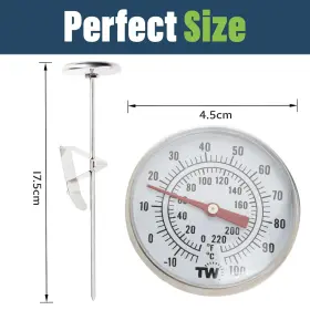 IN-110 THERMOMETER WORLD Milk Steaming Pot Yogurt Coffee Chee #3