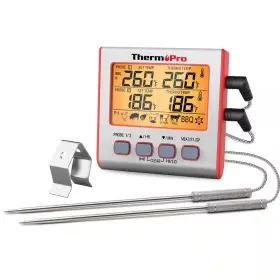 313100183185 THERMOPRO Digital Meat Thermometer Dual Probes
