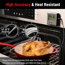 696593963053 THERMOPRO Lcd Digital Cooking Food Meat Smoker #2