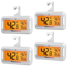 711181078732 THERMOPRO Refrigerator Thermometer Backlit Lcd