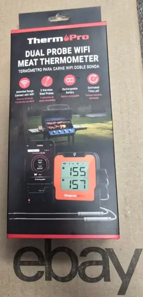 810012964555 THERMOPRO Thermpro Wifi Wireless Grill Dual