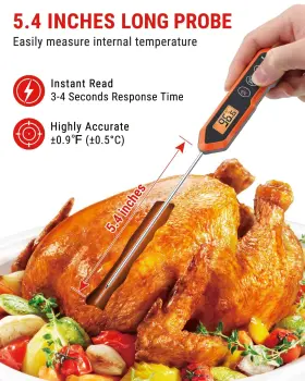 897099880578 THERMOPRO Waterproof Food Thermometer Cooking #2