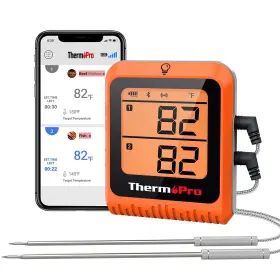 897099881506 THERMOPRO Wireless Meat Thermometer Smoker Grill
