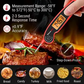 897099883852 THERMOPRO Meat Thermometer Cooking Waterproof #2