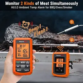 927082801735 THERMOPRO Wireless Meat Thermometer Dual Probe #3