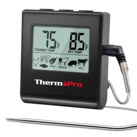 B09N7BJQ7B THERMOPRO Lcd Digital Meat Thermometer Cooking