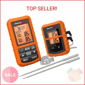 PLUS0202007010B THERMOPRO Wireless Meat Thermometer Dual Coo