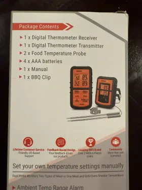 TP-08B THERMOPRO Digital Meat Dual Probe Food Thermometer #2