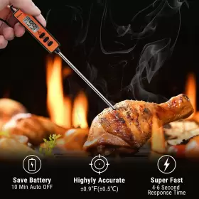 TP01A THERMOPRO Digital Meat Thermometer Probe Food Cooking #3