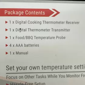 TP07B THERMOPRO Wireless Remote Digital Cooking Meat #3