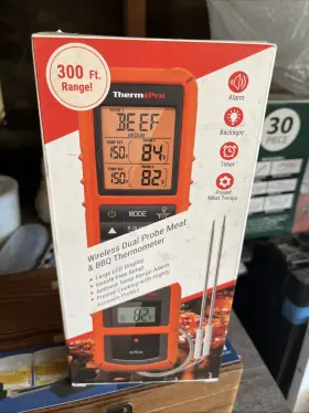 TP205 THERMOPRO Wireless Cooking Food Remote Thermometer Dual