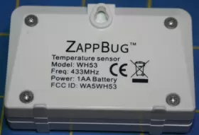 WH0281D THERMOPRO Thermometer Zappbug Temperature Monitor #3