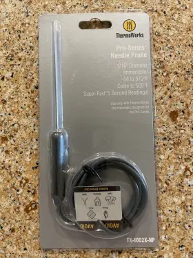 718122277353 THERMOWORKS Pro Needle Probe Immersible Second