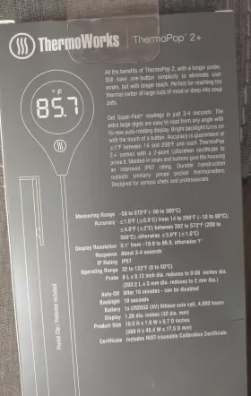 719926196024 THERMOWORKS Thermopop #2