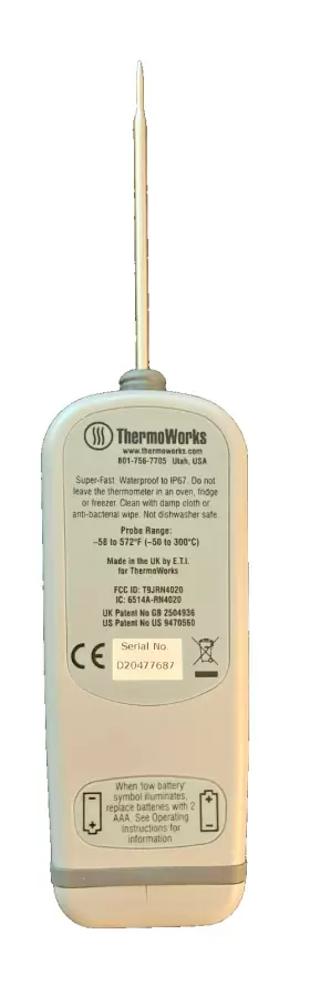 THS-292-910 THERMOWORKS Smart Thermometer Temptest #2