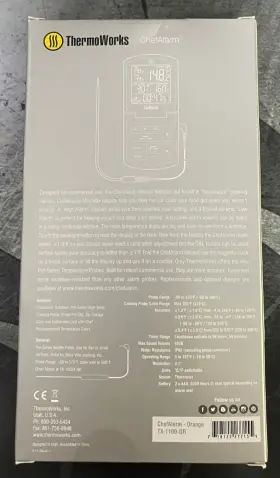 TX-1100-OR THERMOWORKS Chefalarm Cooking Thermometer Pro #3