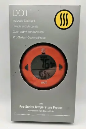 TX-1200-OR THERMOWORKS Dot Alarm Thermometer Bbq Smoking