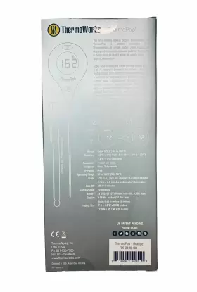 TX-3100-OR THERMOWORKS Thermopop Thermometer Backlit Rotating #2