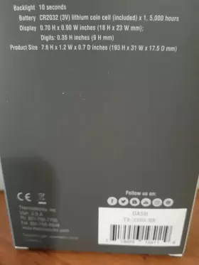 TX-3300-BK THERMOWORKS Dash Box Knockoff #3