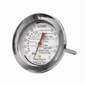 SLTH200 THUNDER Steel Pocket Food Meat Dial Thermometer Gauge