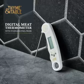 TT0878R THYME TABLE Digital Meat Thermometer Steel Probe #3
