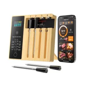 752059956196 TIMETOP Wireless Meat Thermometer Grilling