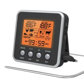 MEAT62 TIMLOON Digital Meat Thermometer Oven Food Lcd