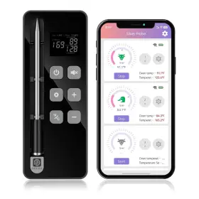 SP2-001 TREFOILED Smart Bluetooth Wireless Meat Thermometer