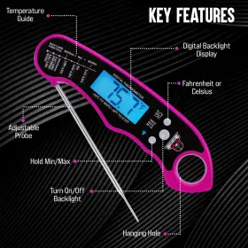 DMT05 TWIN TECH Battery Digital Meat Thermometer Grilling #2