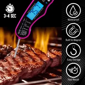 DMT05 TWIN TECH Battery Digital Meat Thermometer Grilling #3