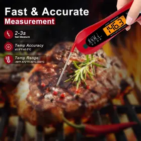 714855196619 TWOCORN Digital Meat Thermometer Cooking Baking #2