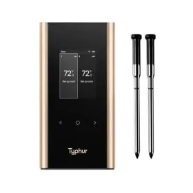 54577 TYPHUR Sync Dual Wireless Thermometer Probes Smart Base